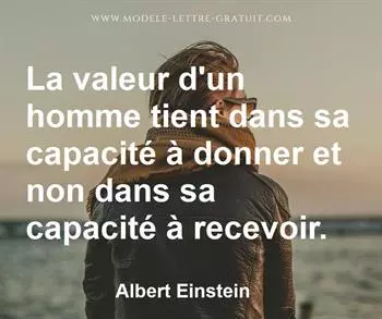 Citation de Albert Einstein