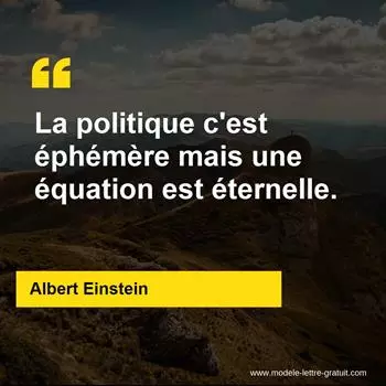 Citation Albert Einstein