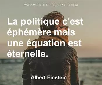 Citation de Albert Einstein