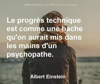 Citation de Albert Einstein