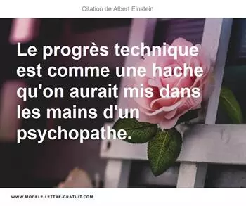 Citations Albert Einstein