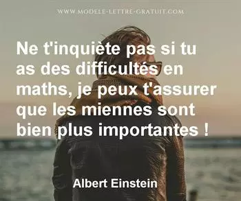 Citation de Albert Einstein