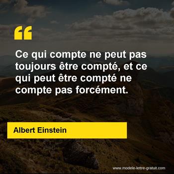 Citation de Albert Einstein