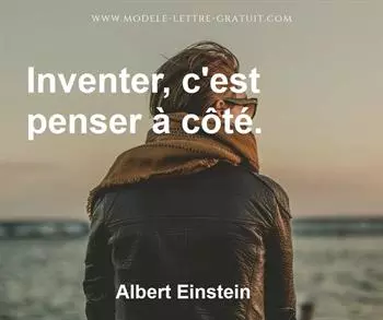Citation de Albert Einstein