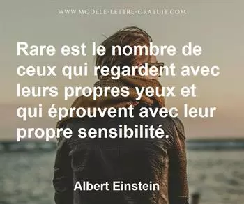 Citation de Albert Einstein