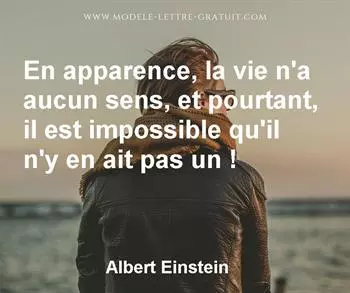 Citation de Albert Einstein