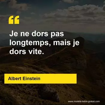 Citation Albert Einstein
