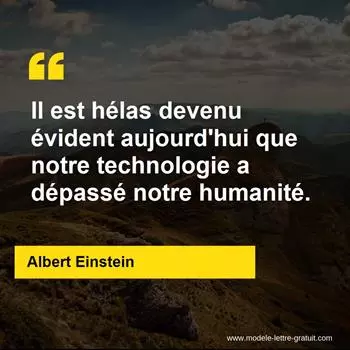 Citation Albert Einstein
