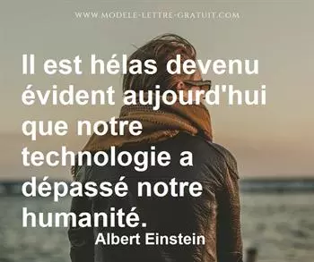 Citation de Albert Einstein