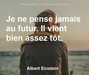 Citation de Albert Einstein