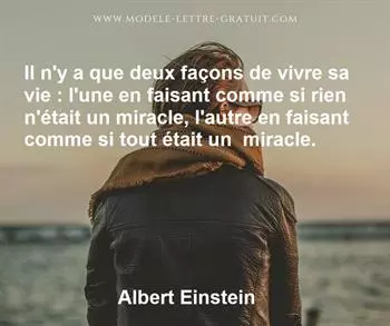 Citation de Albert Einstein