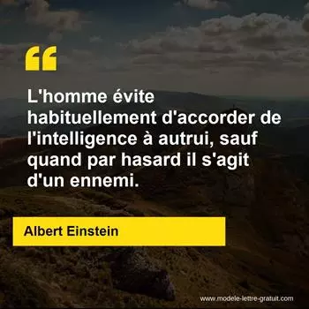 Citation Albert Einstein