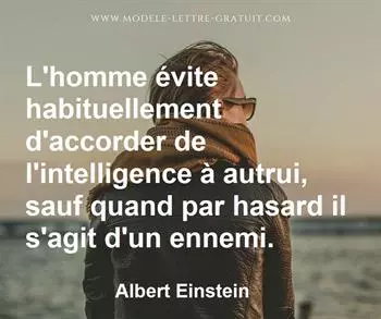 Citation de Albert Einstein