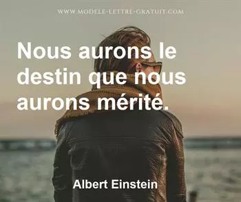Citation de Albert Einstein