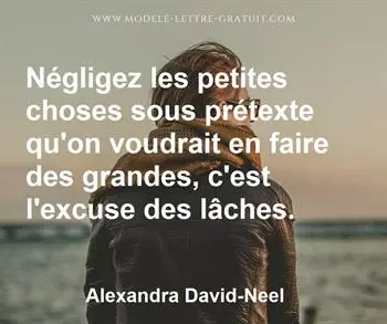 Citation de Alexandra David-Neel