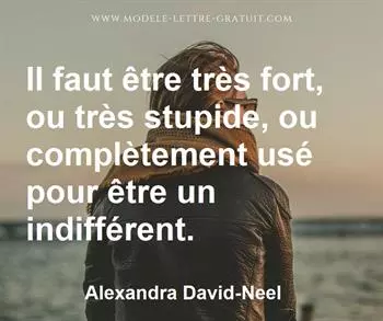 Citation de Alexandra David-Neel