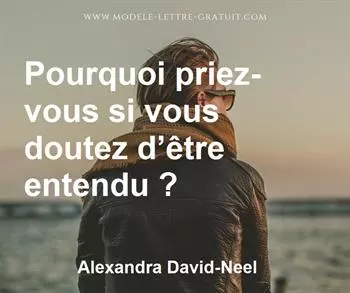 Citation de Alexandra David-Neel