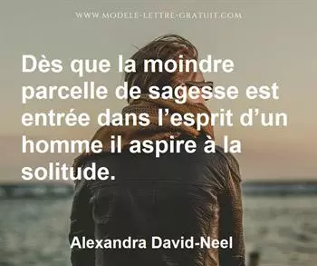 Citation de Alexandra David-Neel
