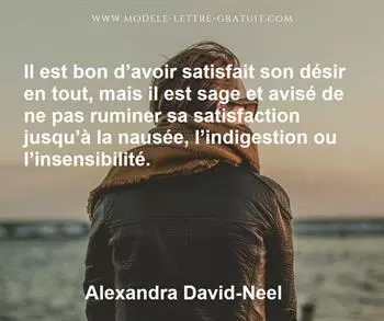 Citation de Alexandra David-Neel