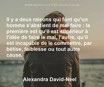 Citation de Alexandra David-Neel