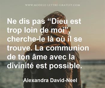 Citation de Alexandra David-Neel