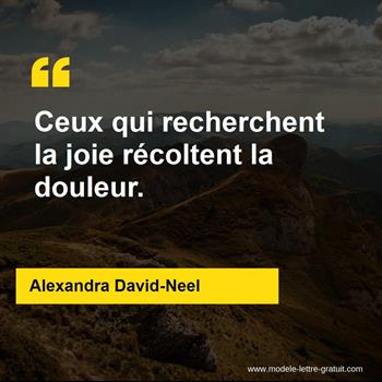 Citations Alexandra David-Neel