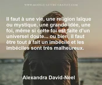 Citation de Alexandra David-Neel