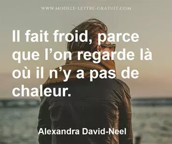 Citation de Alexandra David-Neel