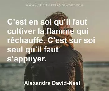 Citation de Alexandra David-Neel