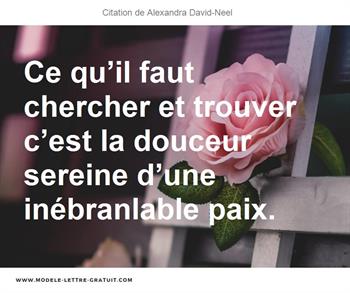 Citations Alexandra David-Neel