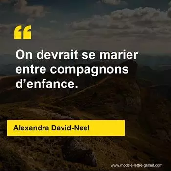 Citation Alexandra David-Neel