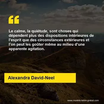 Citation Alexandra David-Neel