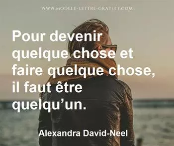 Citation de Alexandra David-Neel