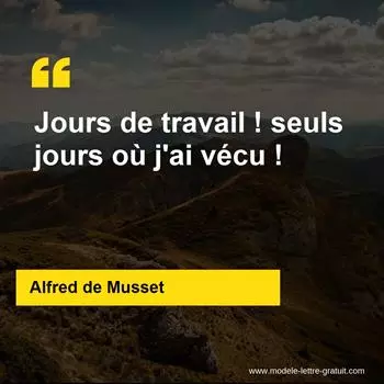 Citation Alfred de Musset