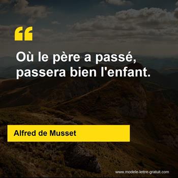 Citation de Alfred de Musset