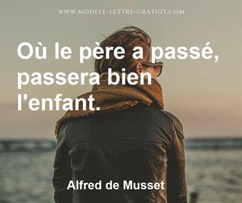 Citation de Alfred de Musset