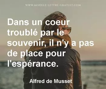 Citation de Alfred de Musset