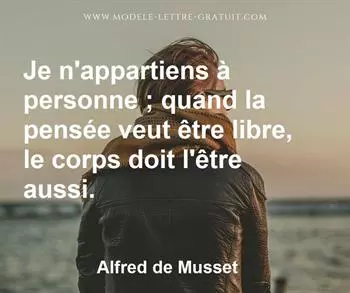 Citation de Alfred de Musset