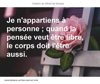 Citations Alfred de Musset