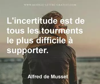 Citation de Alfred de Musset