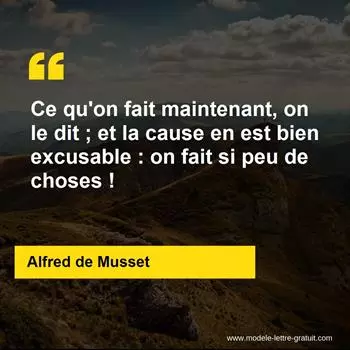 Citation Alfred de Musset
