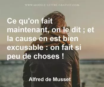 Citation de Alfred de Musset
