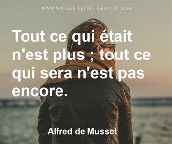 Citation de Alfred de Musset