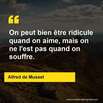 Citation Alfred de Musset