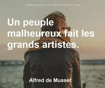 Citation de Alfred de Musset