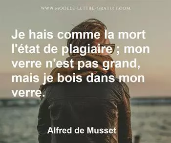 Citation de Alfred de Musset