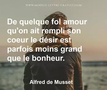 Citation de Alfred de Musset