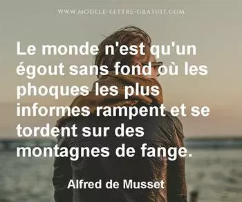 Citation de Alfred de Musset