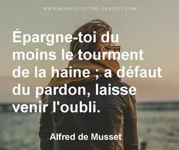 Citation de Alfred de Musset