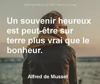 Citation de Alfred de Musset